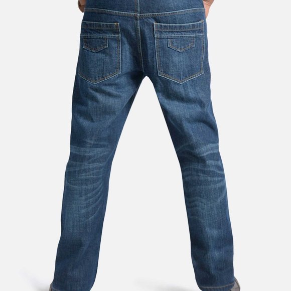 OLGYN Men’s Medium Blue Denim Pant Regular Fit - Picture 2 of 4